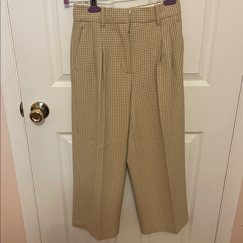 Wilfred Beige Houndstooth Pants